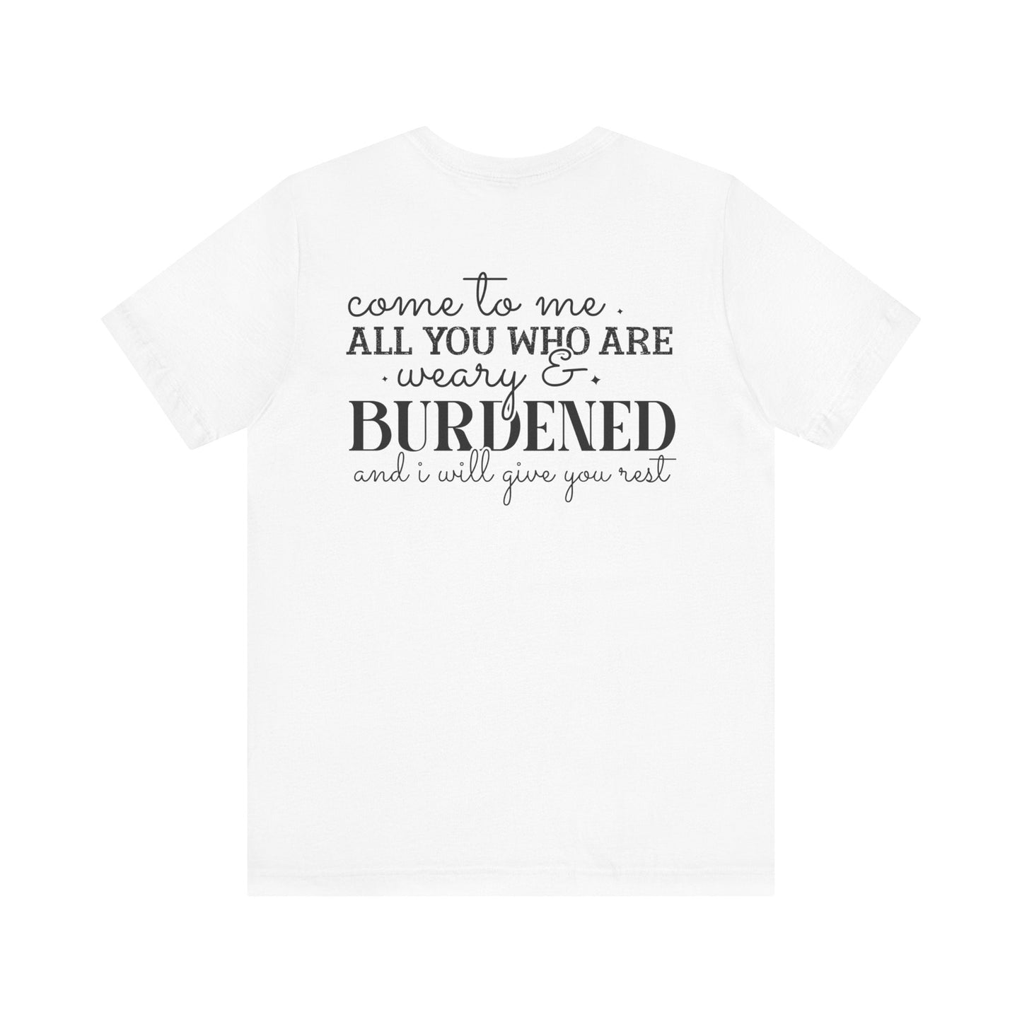 Sustained by Divine Joy - Nehemiah 8:10 - Unisex T-Shirt - T-Shirt - Nazareth Treasures