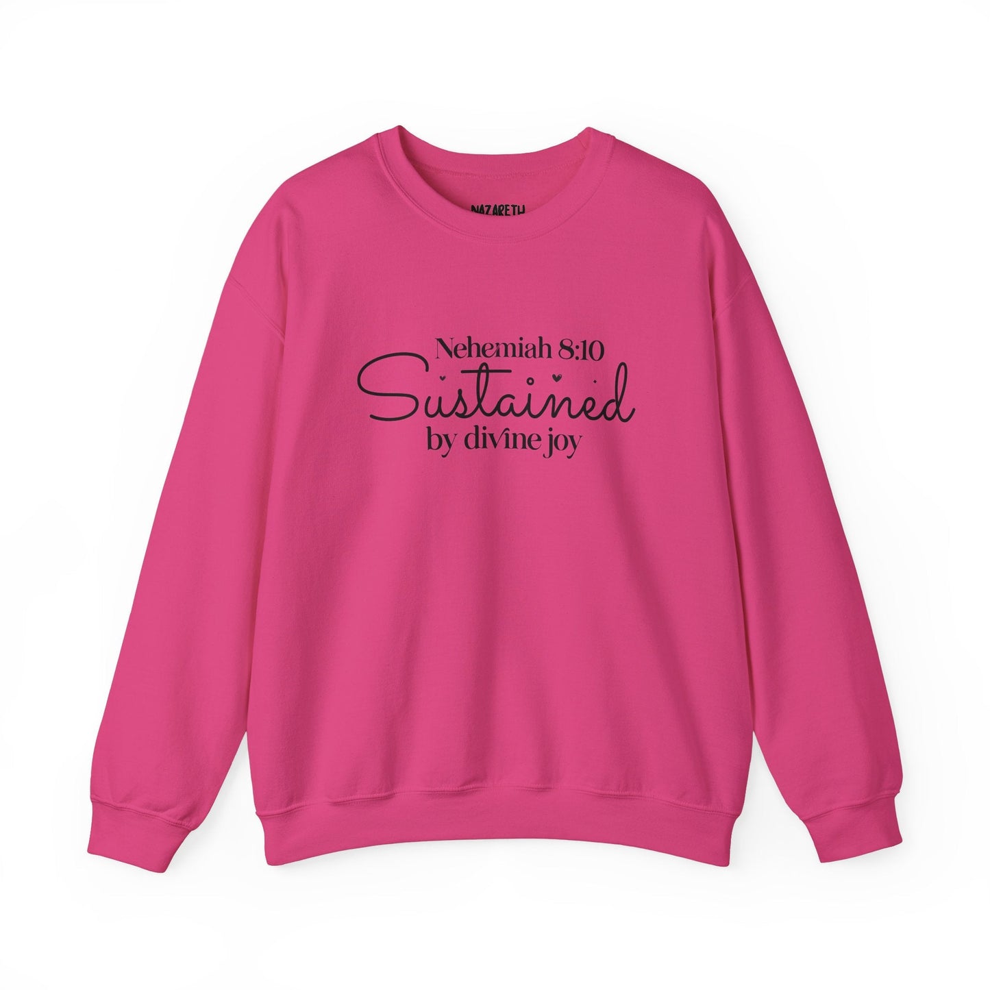 Sustained by Divine Joy Unisex Sweatshirt - Sweatshirt - Nazareth Treasures