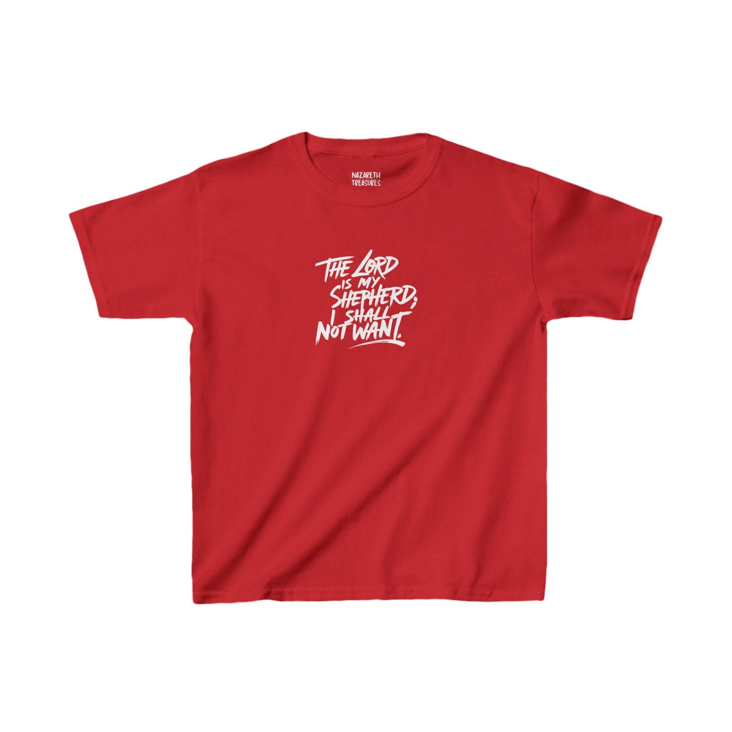 The Lord is My Shepherd Religious Tee - Kids T-Shirt - Kids clothes - Nazareth Treasures