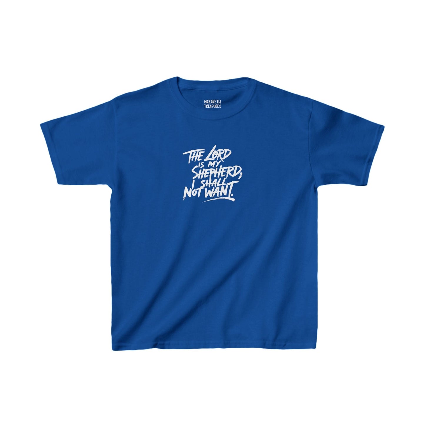 The Lord is My Shepherd Religious Tee - Kids T-Shirt - Kids clothes - Nazareth Treasures