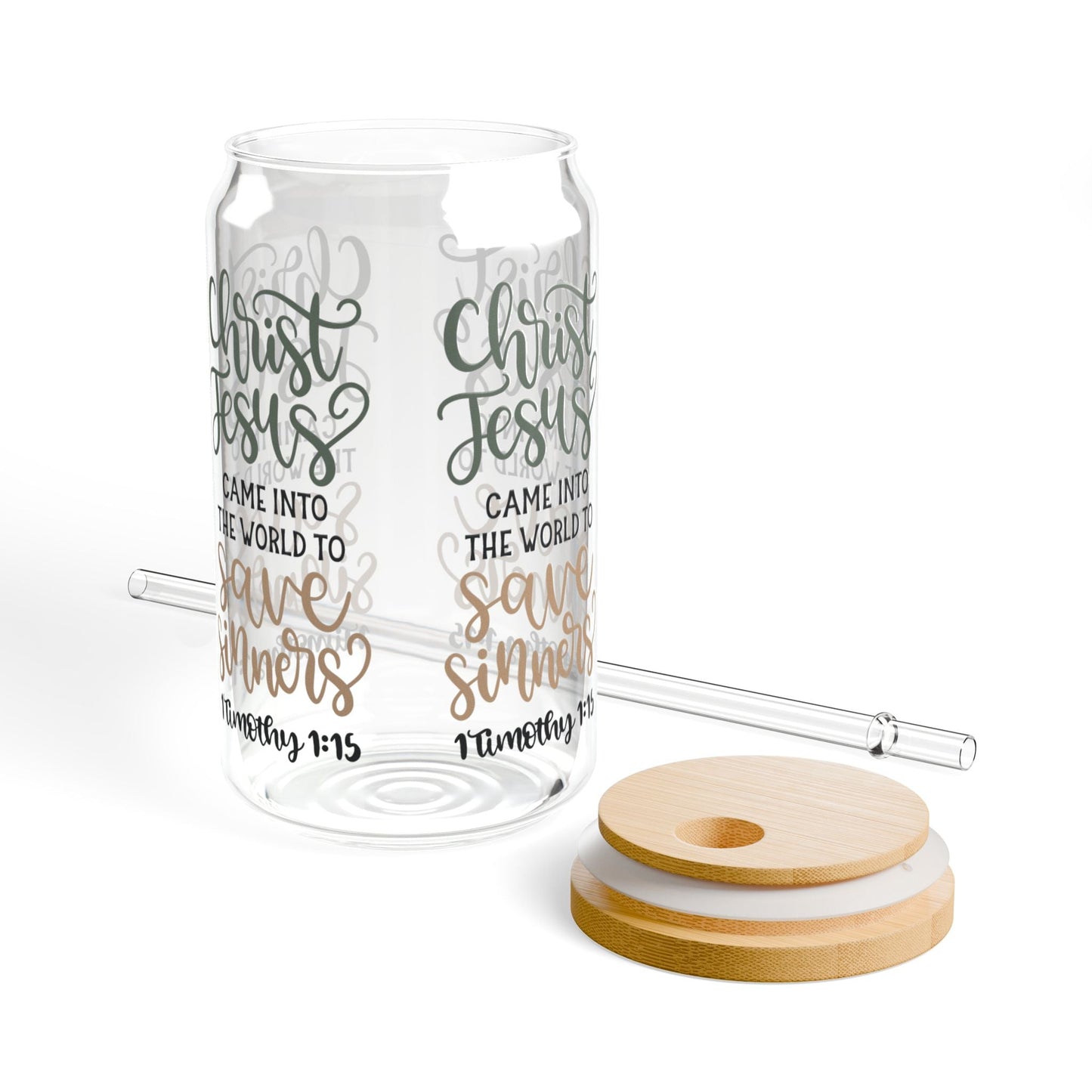 Timothy 1 - 15 Cup Glass, 16oz - Mug - Nazareth Treasures