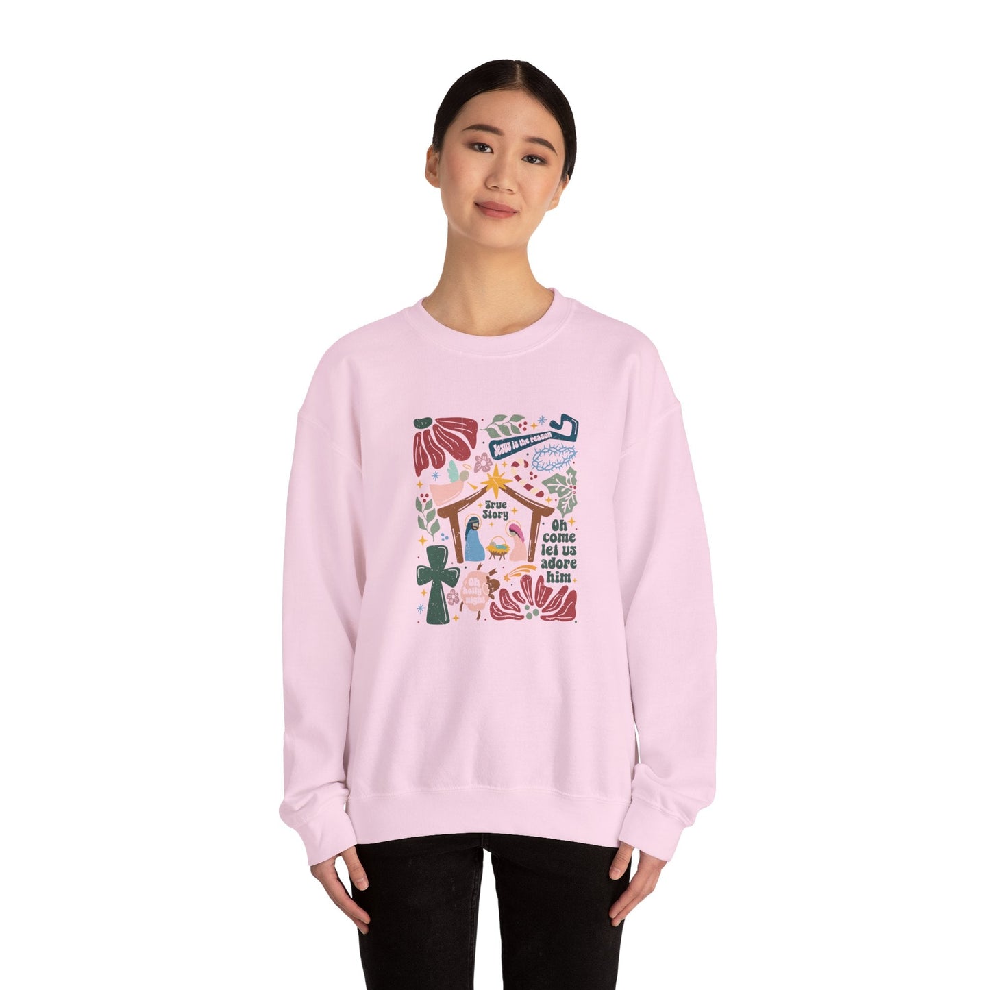 True Story Christmas Sweatshirt - Sweatshirt - Nazareth Treasures