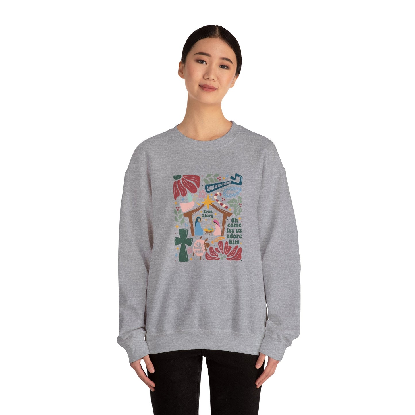 True Story Christmas Sweatshirt - Sweatshirt - Nazareth Treasures