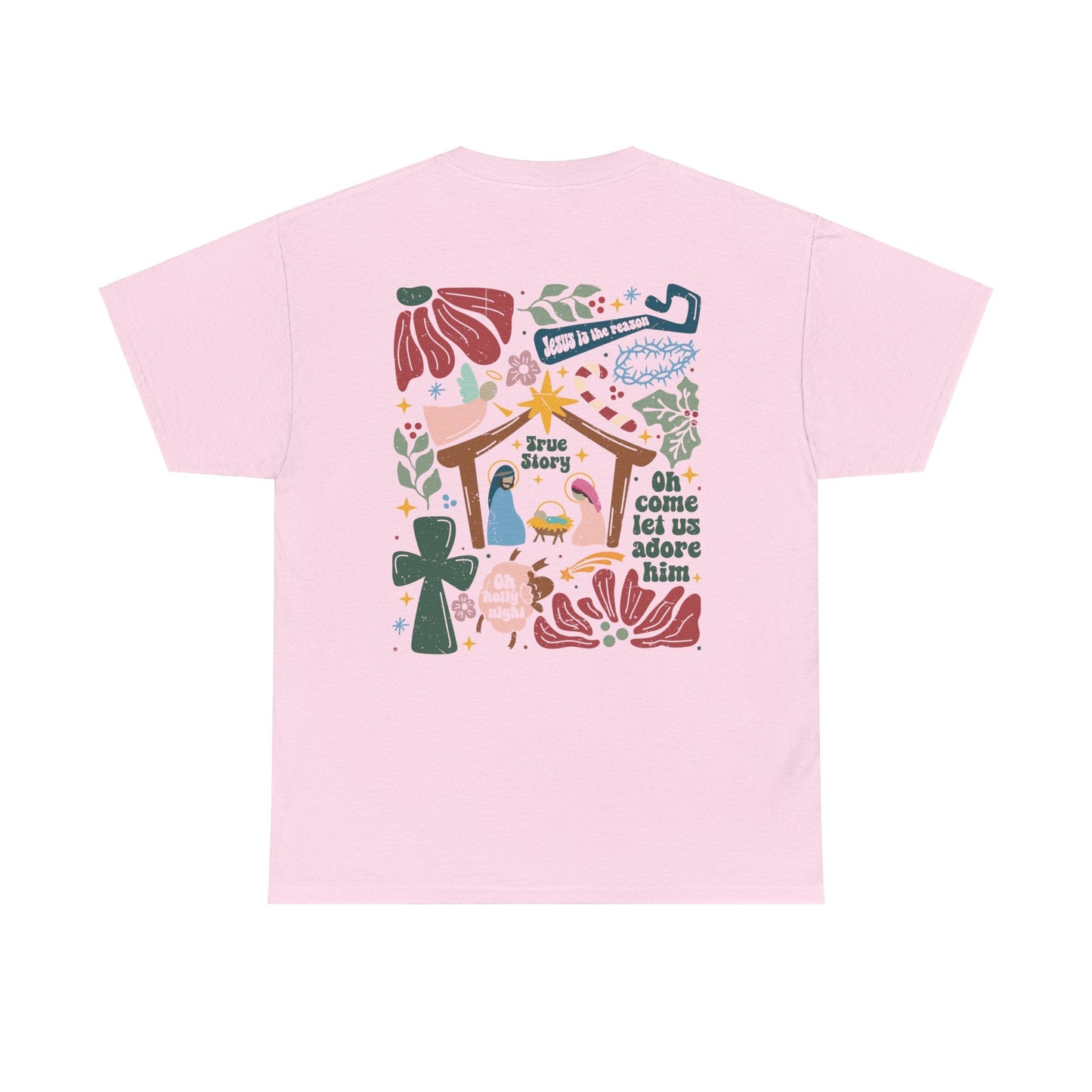 True Story Nativity - Jesus Is the Reason - Christmas T - shhirt - T-Shirt - Nazareth Treasures
