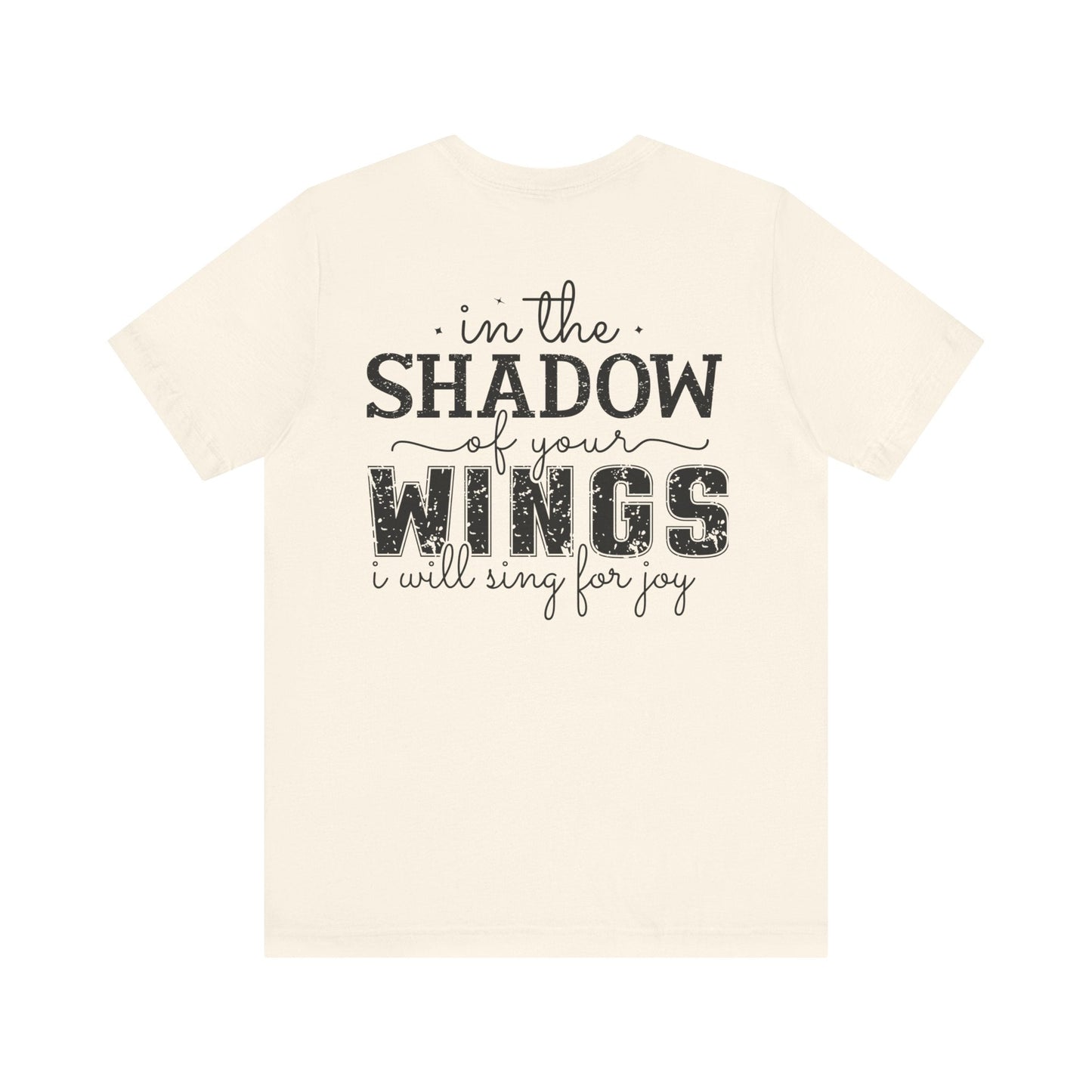 Trusting in His Everlasting Shelter - Psalm 63:7 - Unisex T-Shirt - T-Shirt - Nazareth Treasures