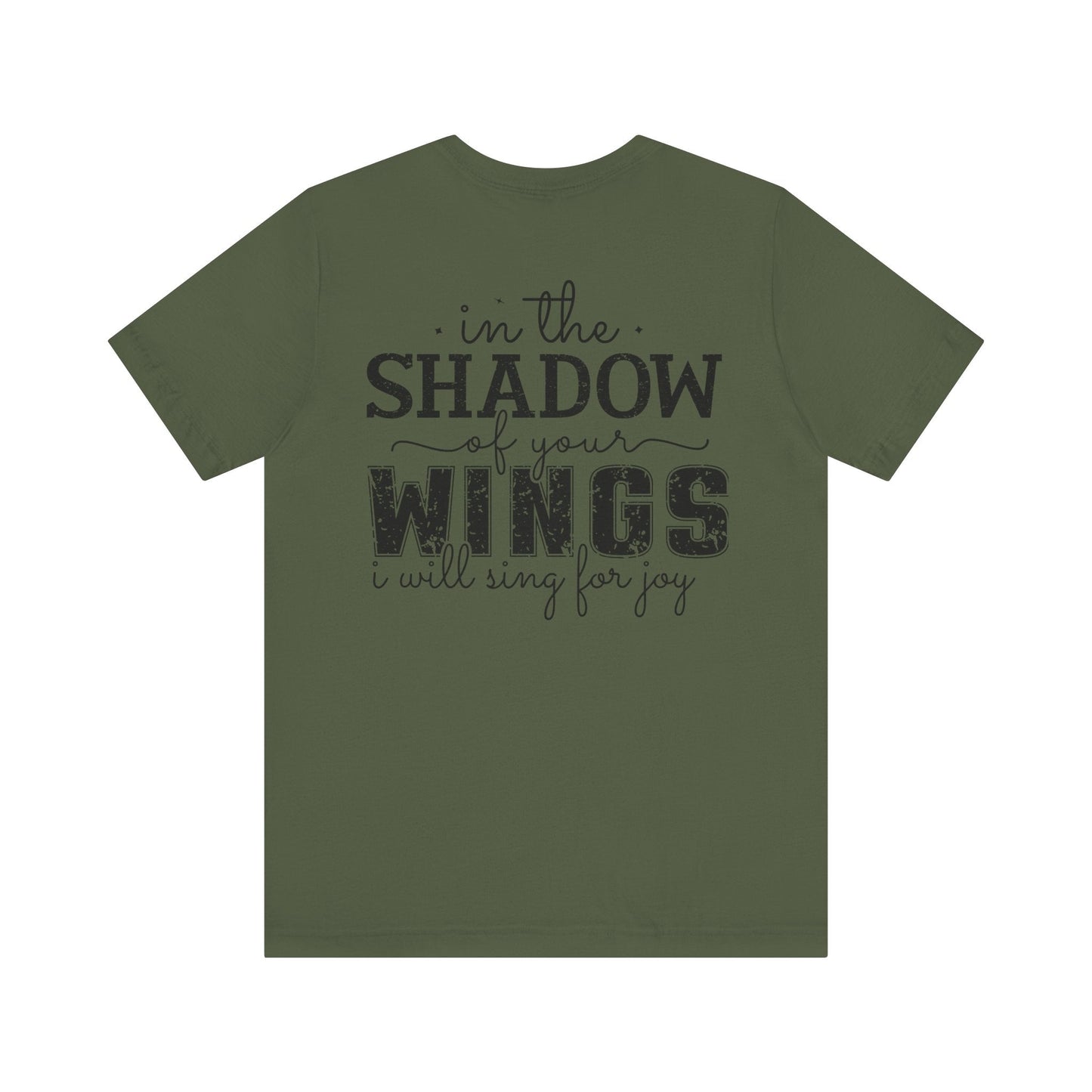 Trusting in His Everlasting Shelter - Psalm 63:7 - Unisex T-Shirt - T-Shirt - Nazareth Treasures