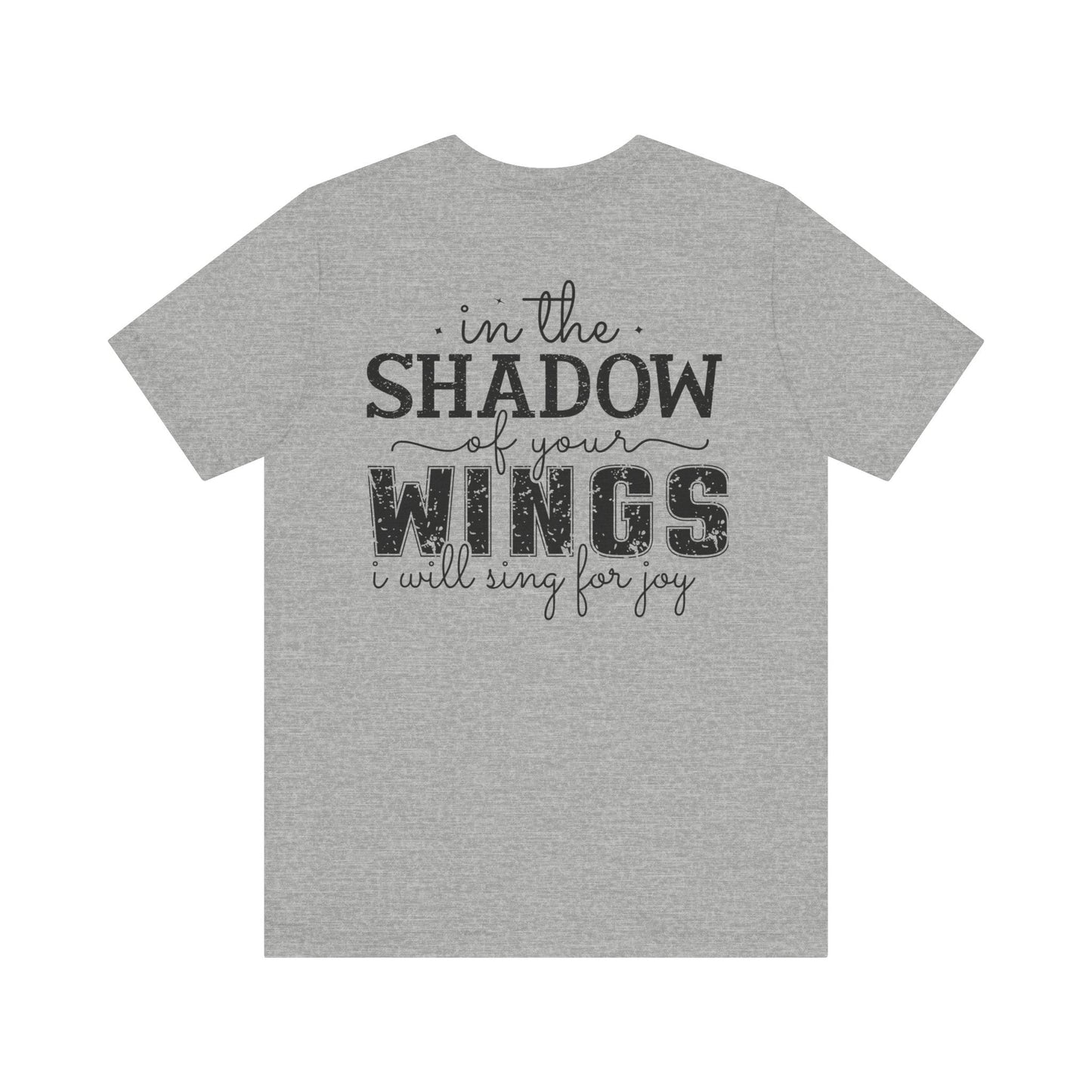 Trusting in His Everlasting Shelter - Psalm 63:7 - Unisex T-Shirt - T-Shirt - Nazareth Treasures