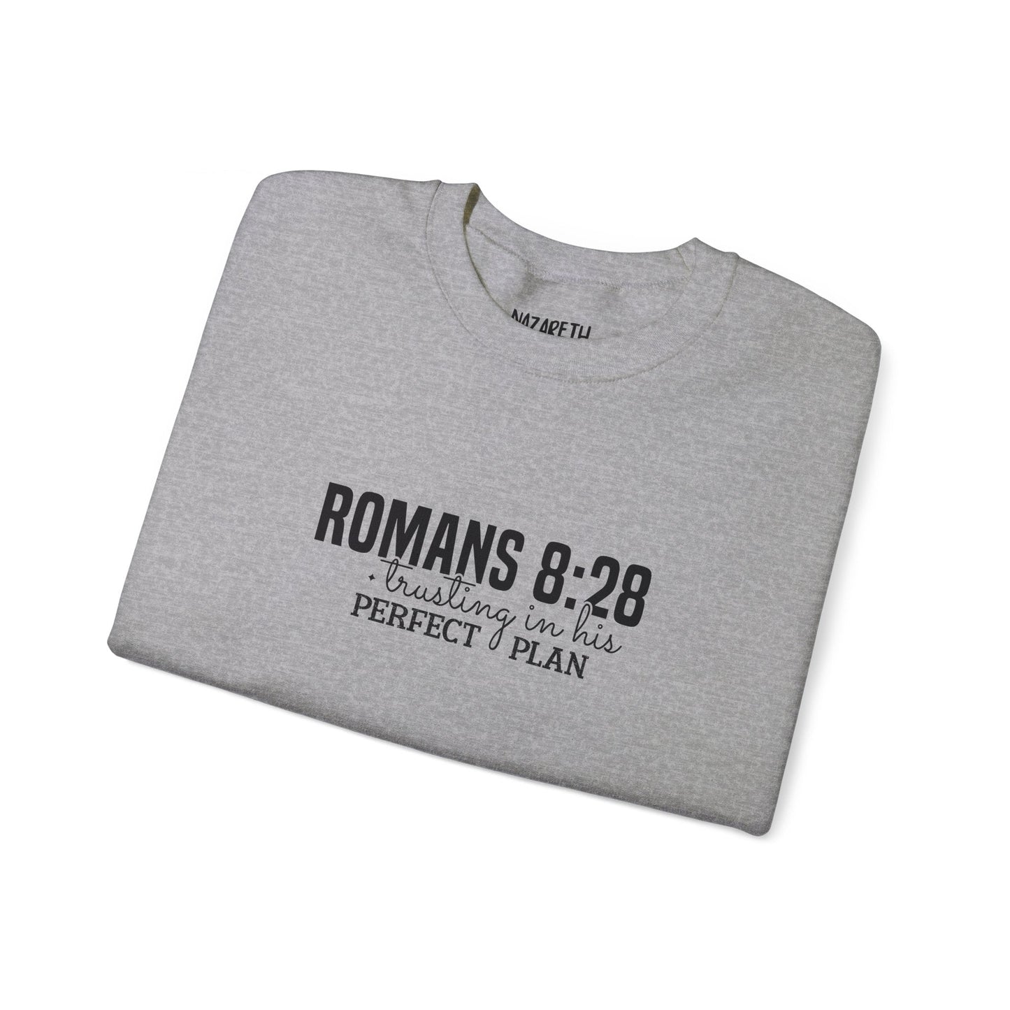 Trusting in His Perfect Plan Crewneck Sweatshirt - Sweatshirt - Nazareth Treasures