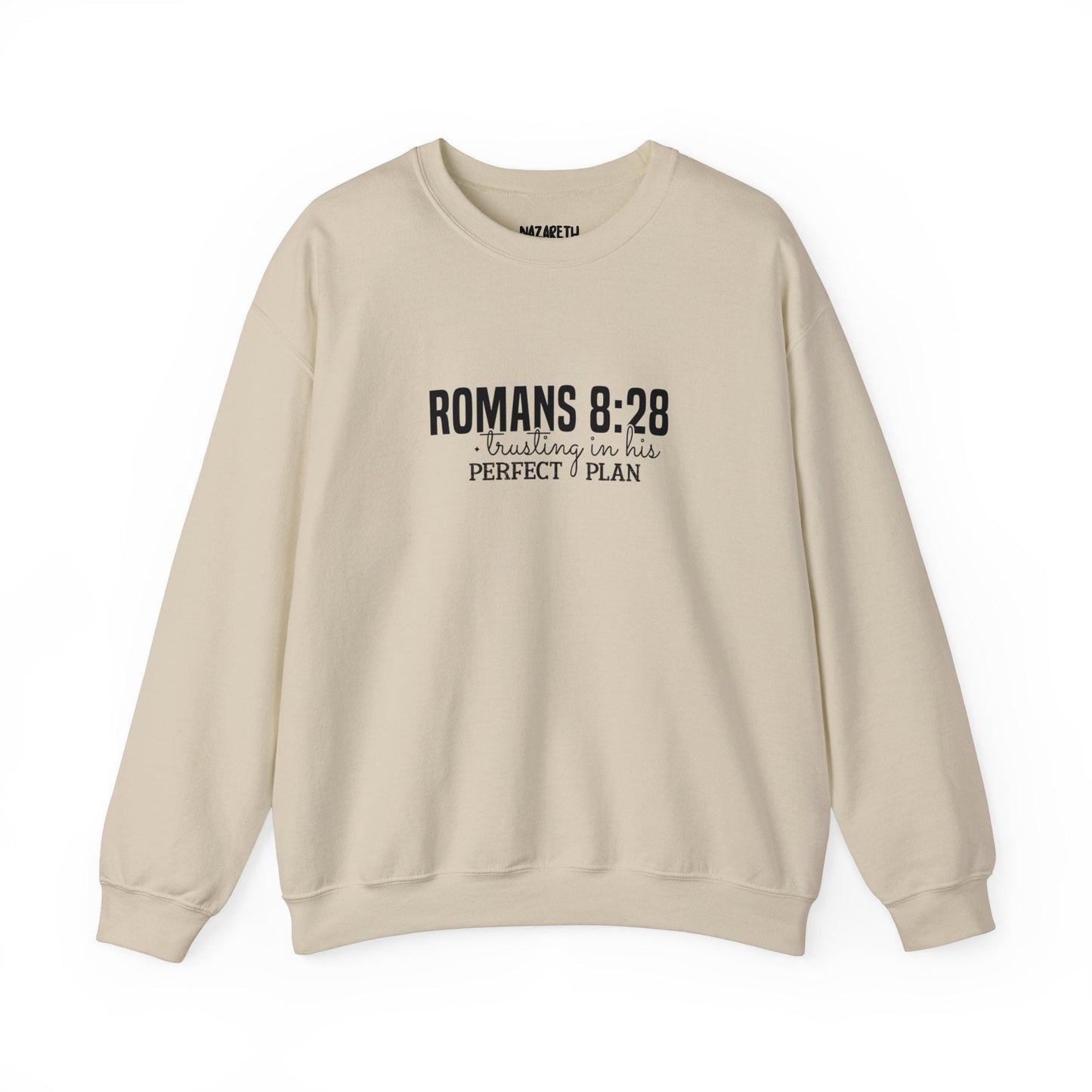 Trusting in His Perfect Plan Crewneck Sweatshirt - Sweatshirt - Nazareth Treasures