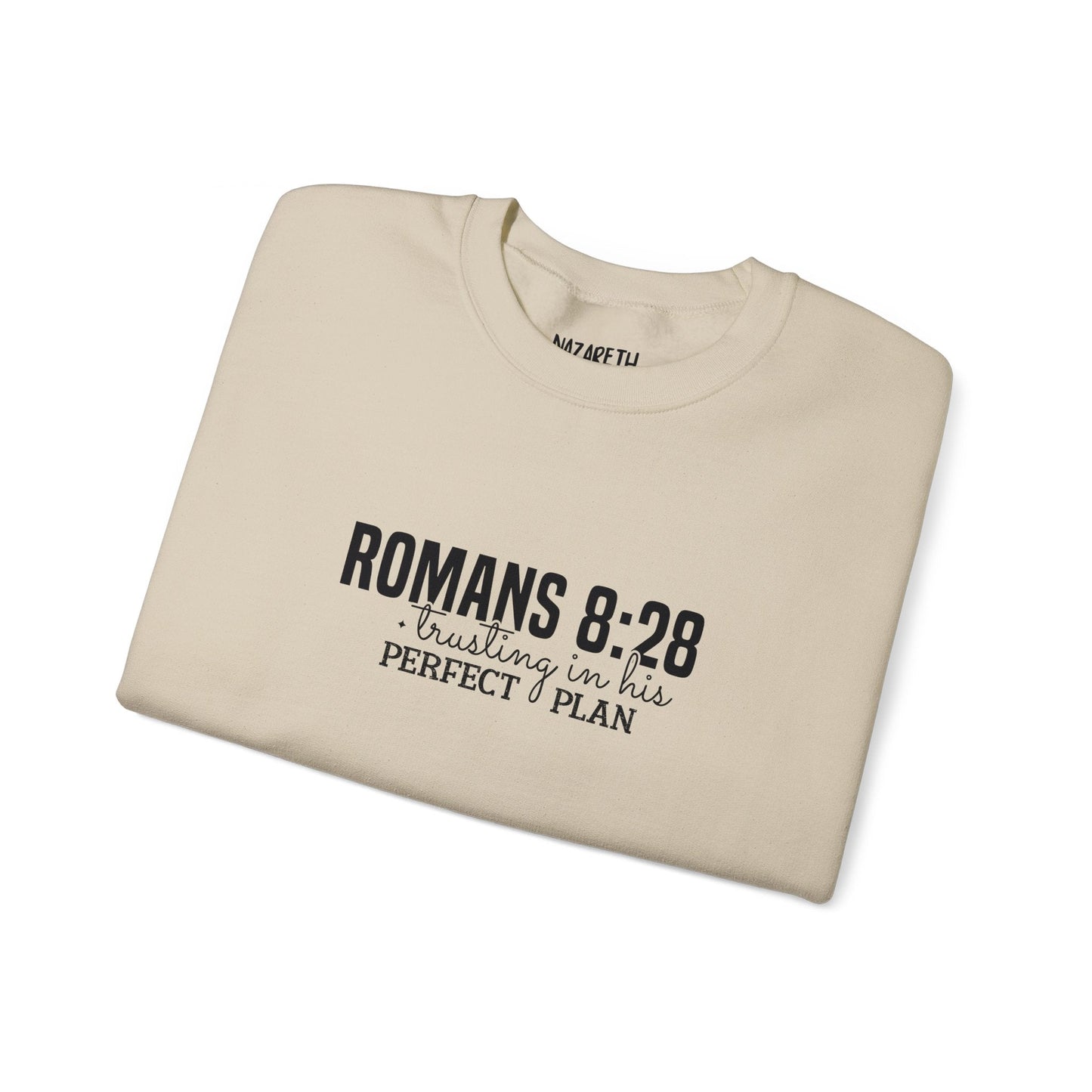 Trusting in His Perfect Plan Crewneck Sweatshirt - Sweatshirt - Nazareth Treasures