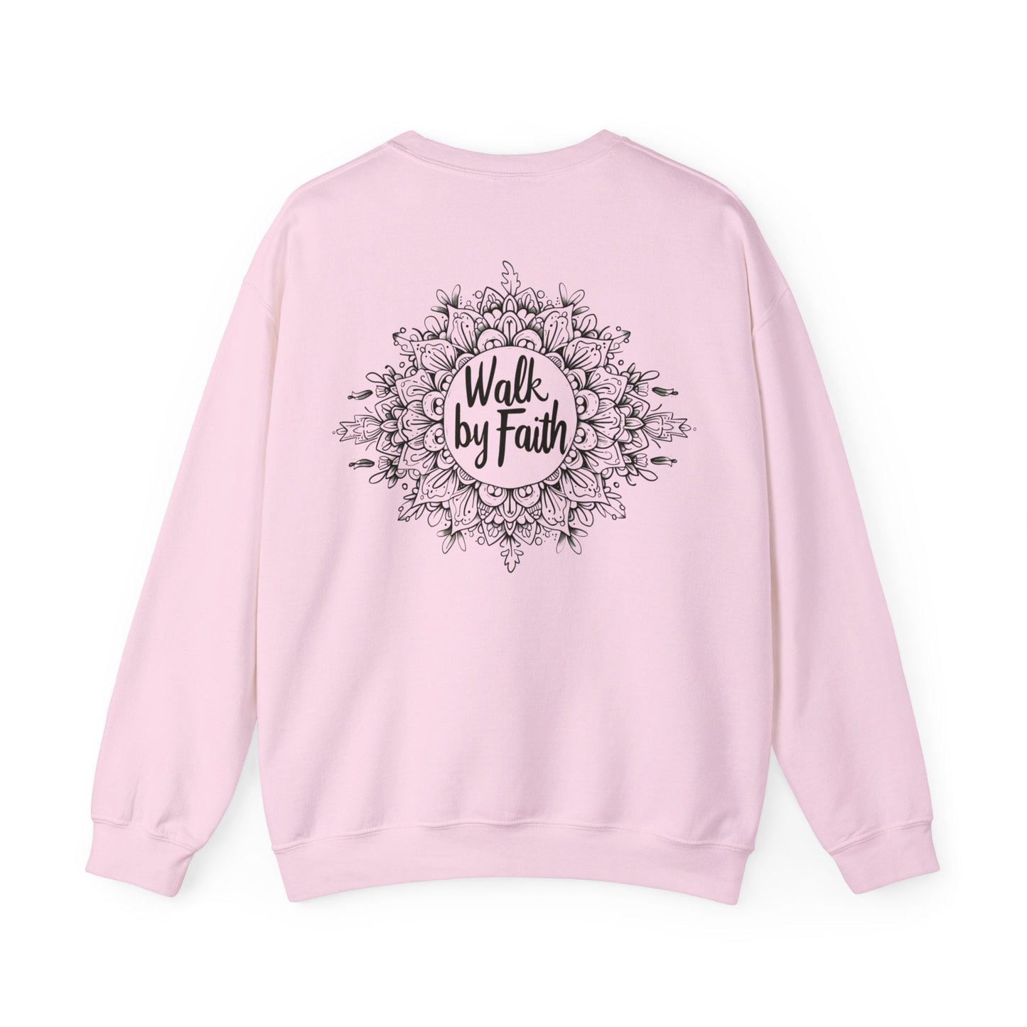 Walk By Faith Crewneck Sweatshirt - Sweatshirt - Nazareth Treasures