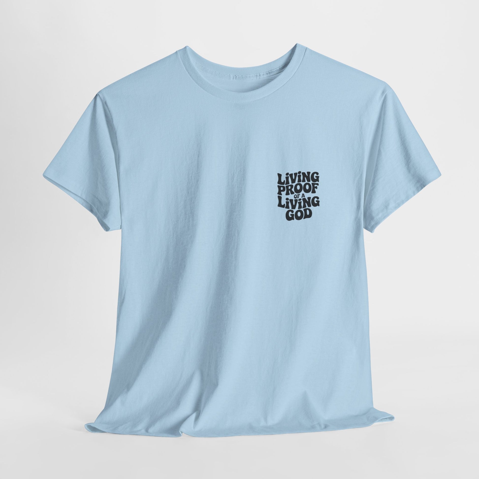 Christian Graphic T-shirt - Living Proof Of A Loving God T-shirt - T-Shirt - Nazareth Treasures