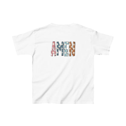 Amen Flowers Boho - Kids T-Shirt - Nazareth Treasures
