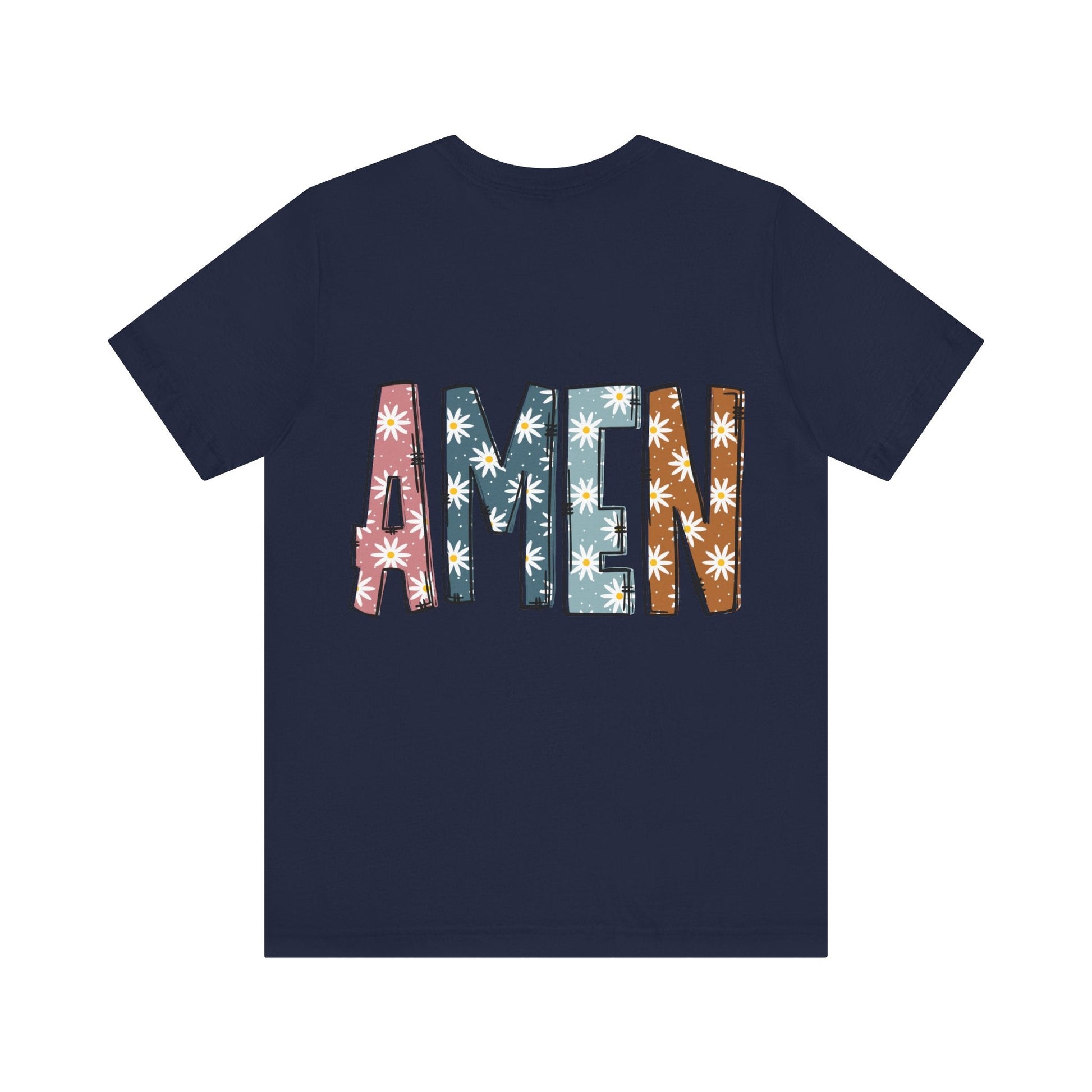 Amen Flowers Boho T-Shirt - Nazareth Treasures