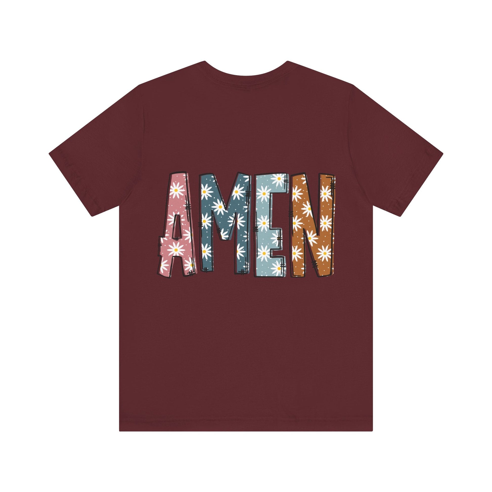 Amen Flowers Boho T-Shirt - Nazareth Treasures
