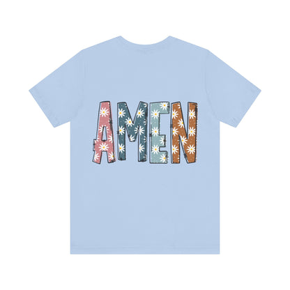Amen Flowers Boho T-Shirt - Nazareth Treasures