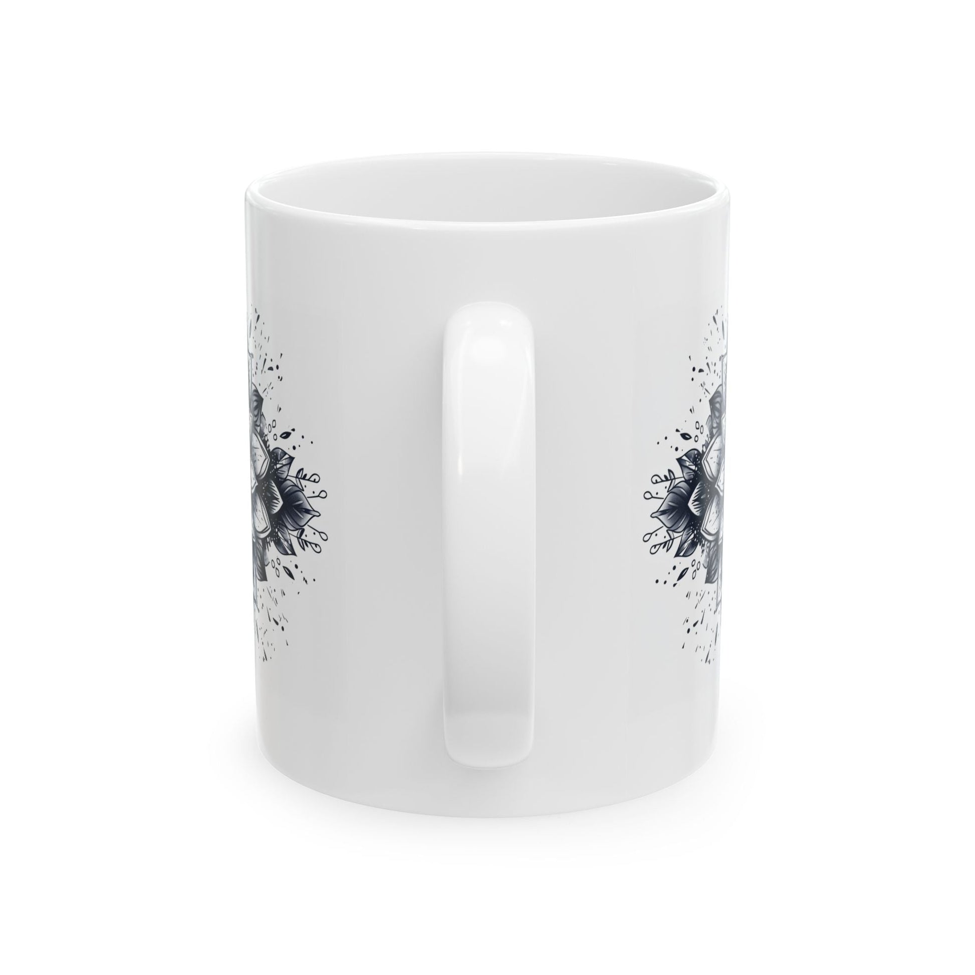 Blessed Beyond Measure, Mandala Leaves - Mug - Nazareth Treasures