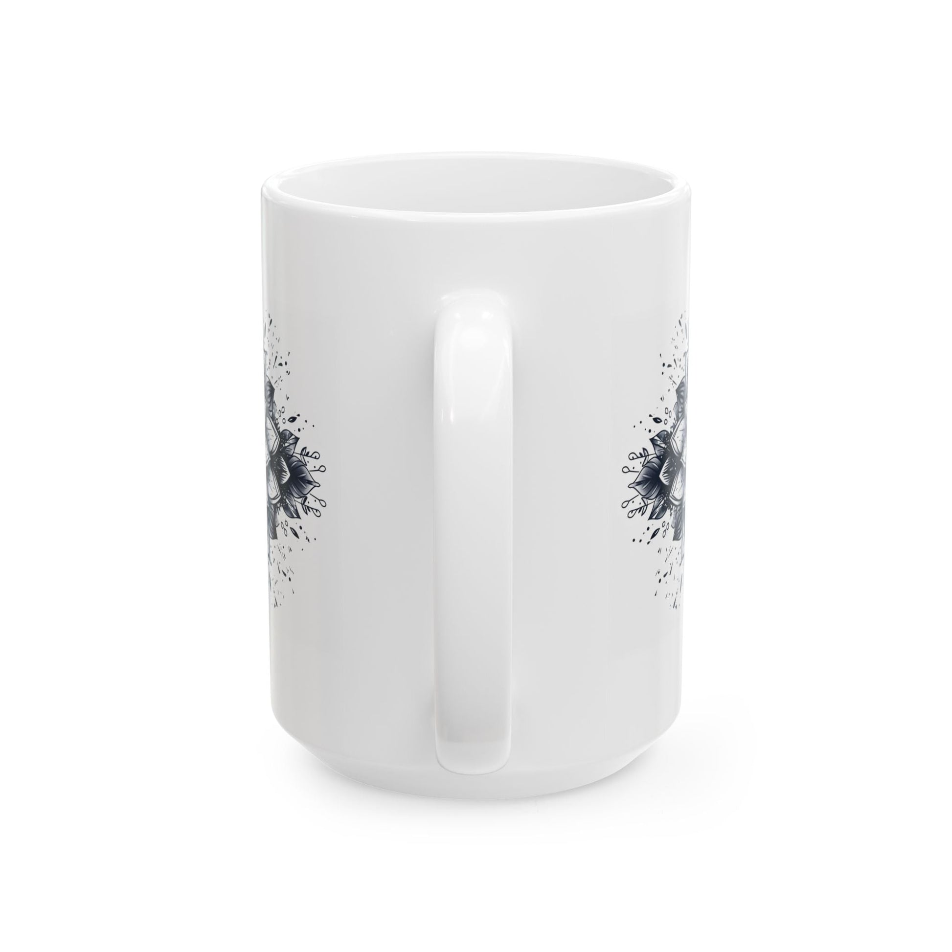 Blessed Beyond Measure, Mandala Leaves - Mug - Nazareth Treasures