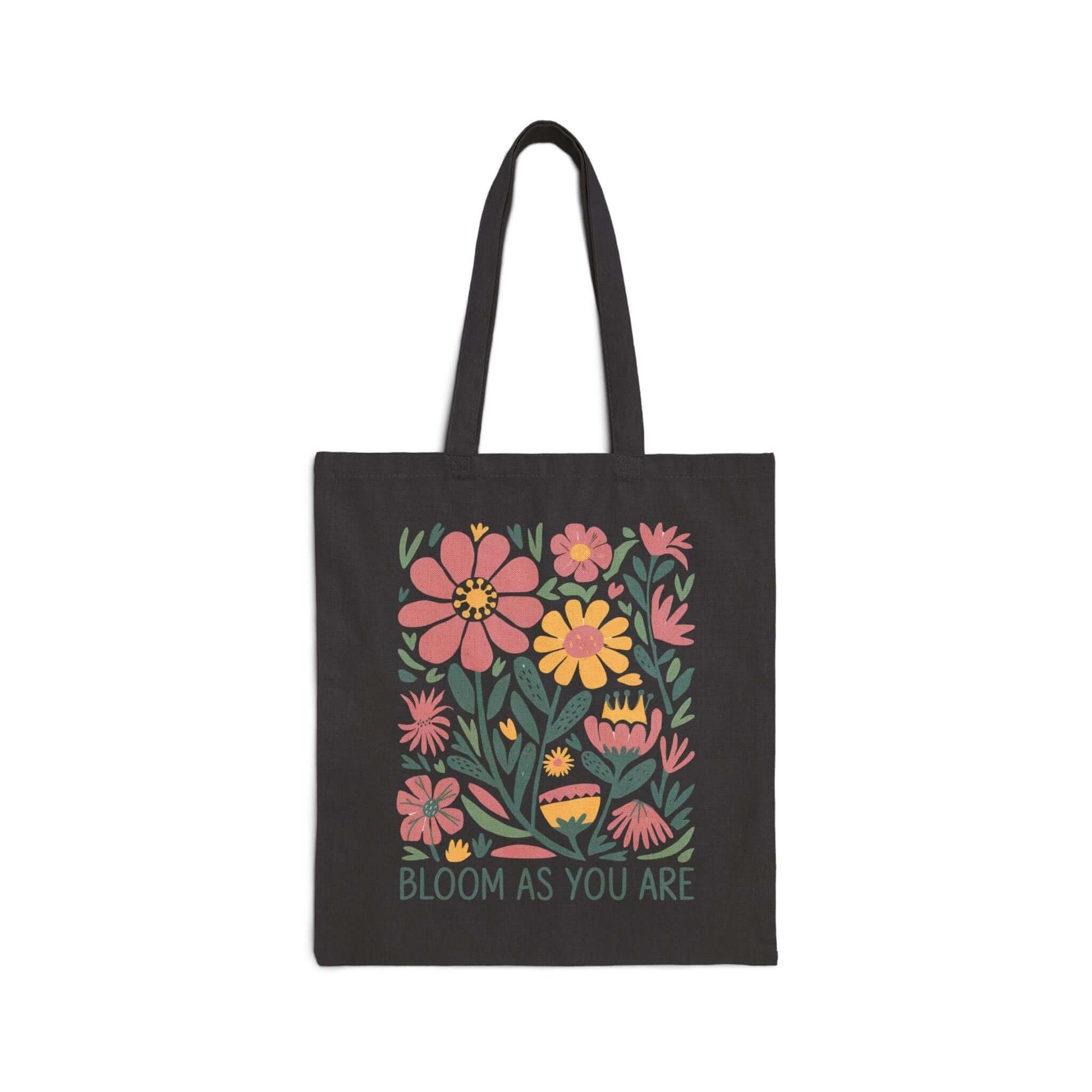 Bloom As You Are Cotton Tote Bag - Nazareth Treasures