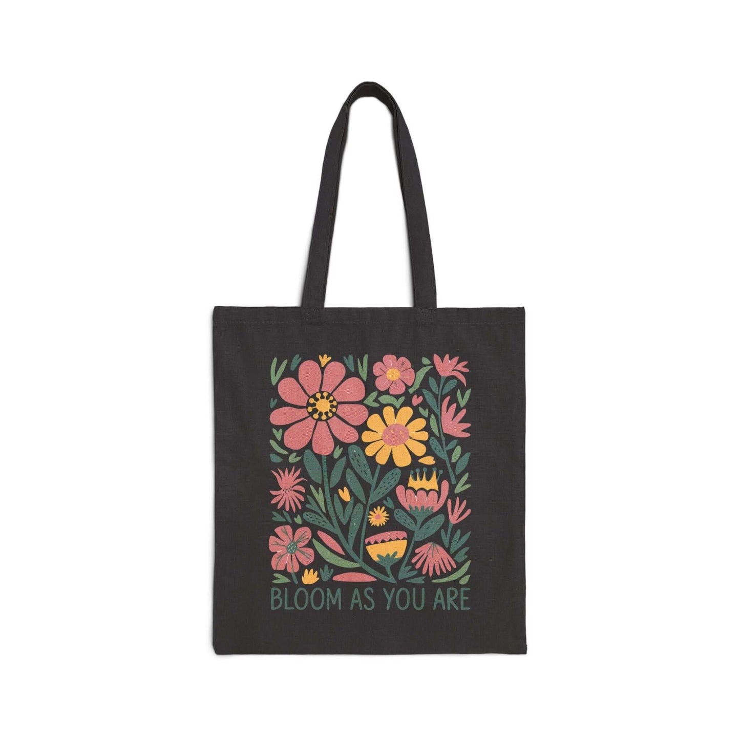 Bloom As You Are Cotton Tote Bag - Nazareth Treasures