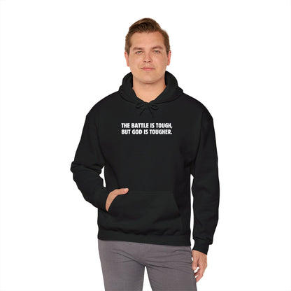 But God is tougher Hoodie - Nazareth Treasures