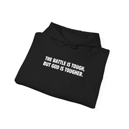 But God is tougher Hoodie - Nazareth Treasures