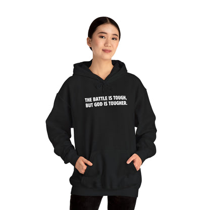 But God is tougher Hoodie - Nazareth Treasures