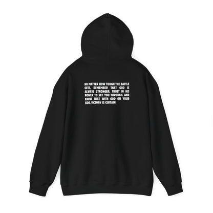 But God is tougher Hoodie - Nazareth Treasures