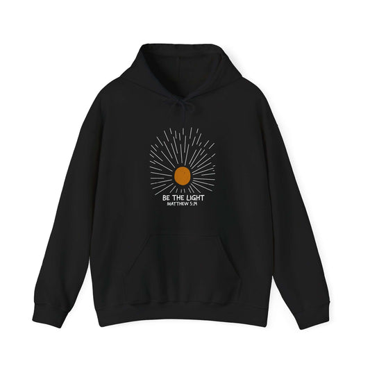 Christian Hoodie - Be The Light - Matthew 5:14 - Hoodie - Nazareth Treasures