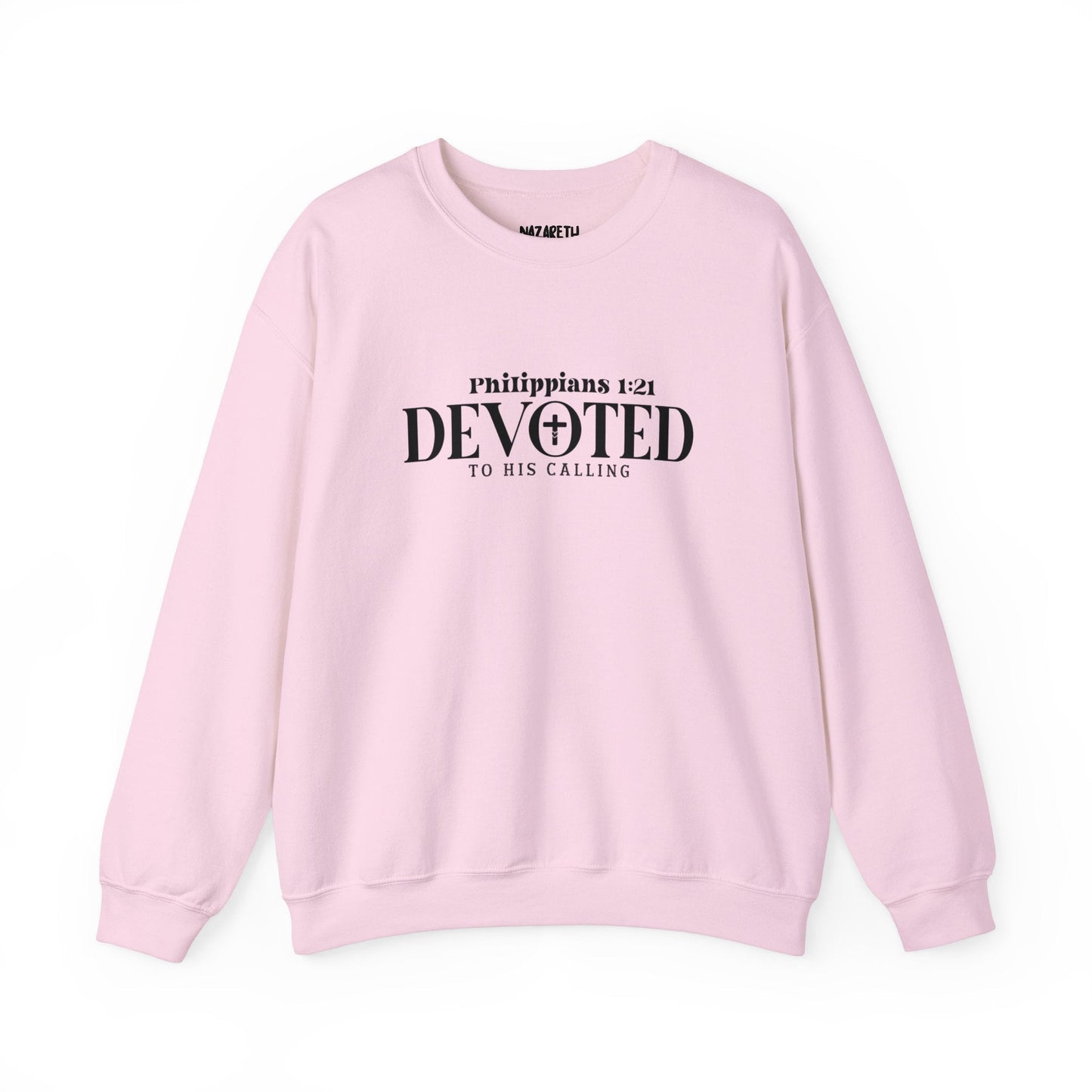 Devoted to His Calling Crewneck Sweatshirt - Sweatshirt - Nazareth Treasures