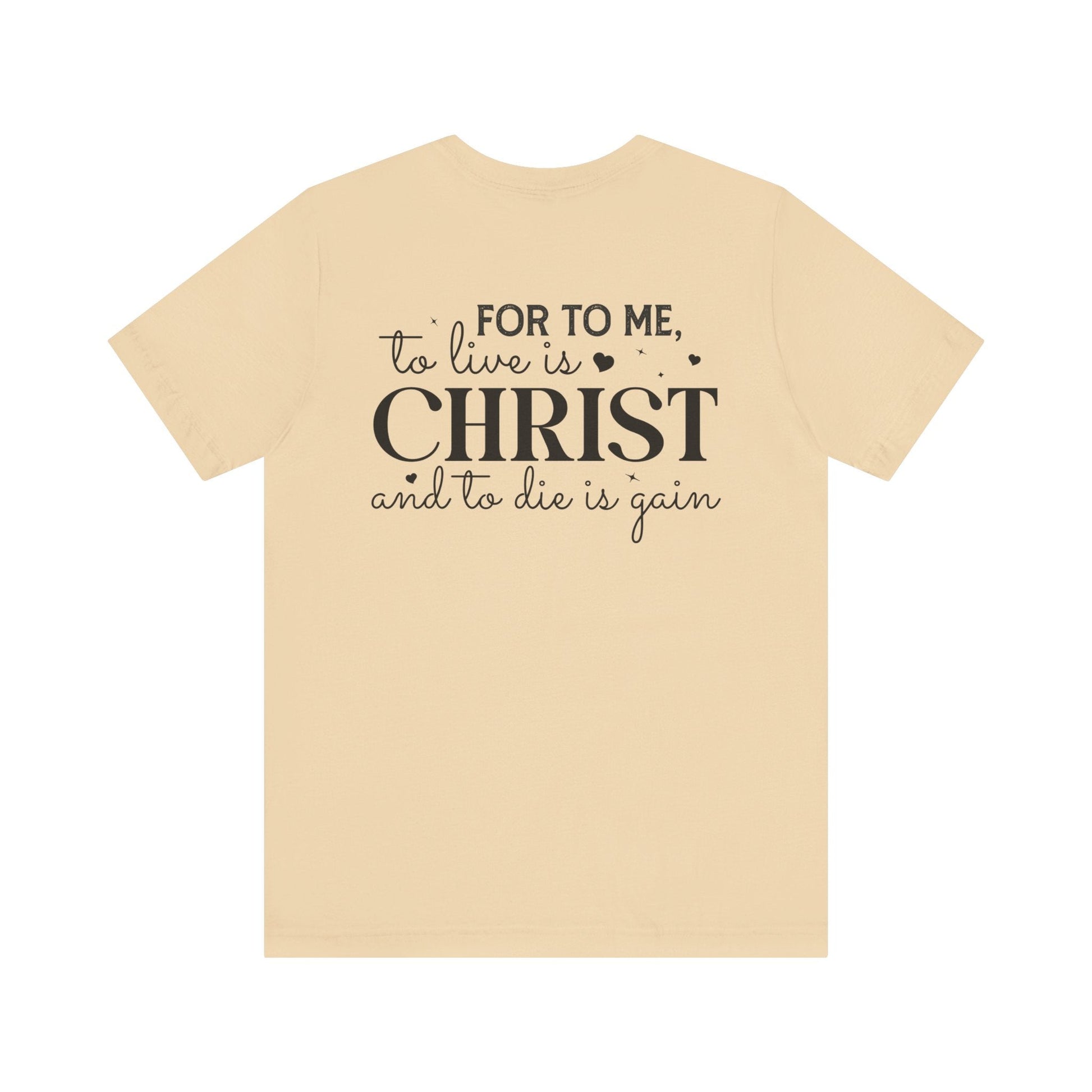 Devoted to His Calling - Philippians 1:21 - Unisex T-Shirt - T-Shirt - Nazareth Treasures