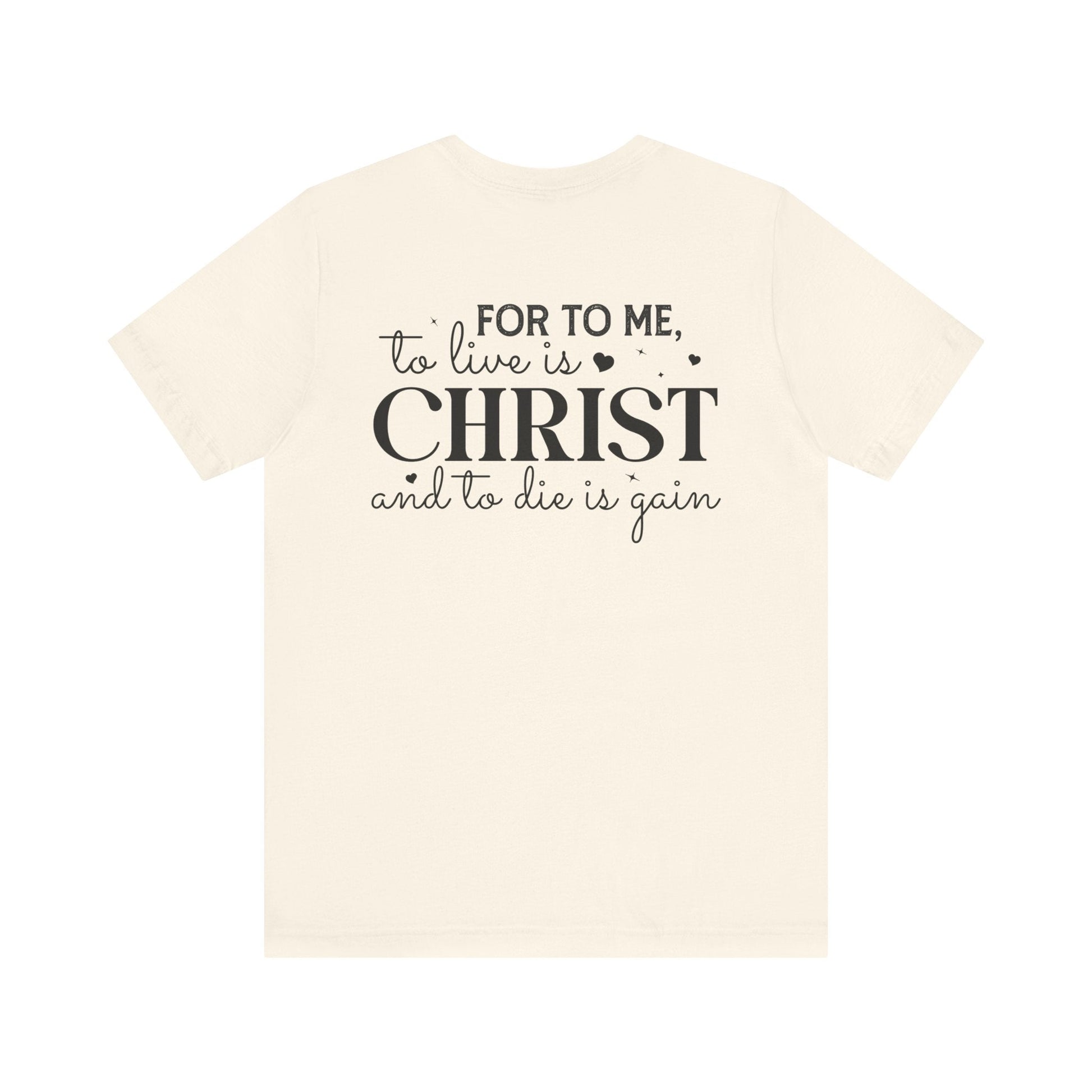 Devoted to His Calling - Philippians 1:21 - Unisex T-Shirt - T-Shirt - Nazareth Treasures