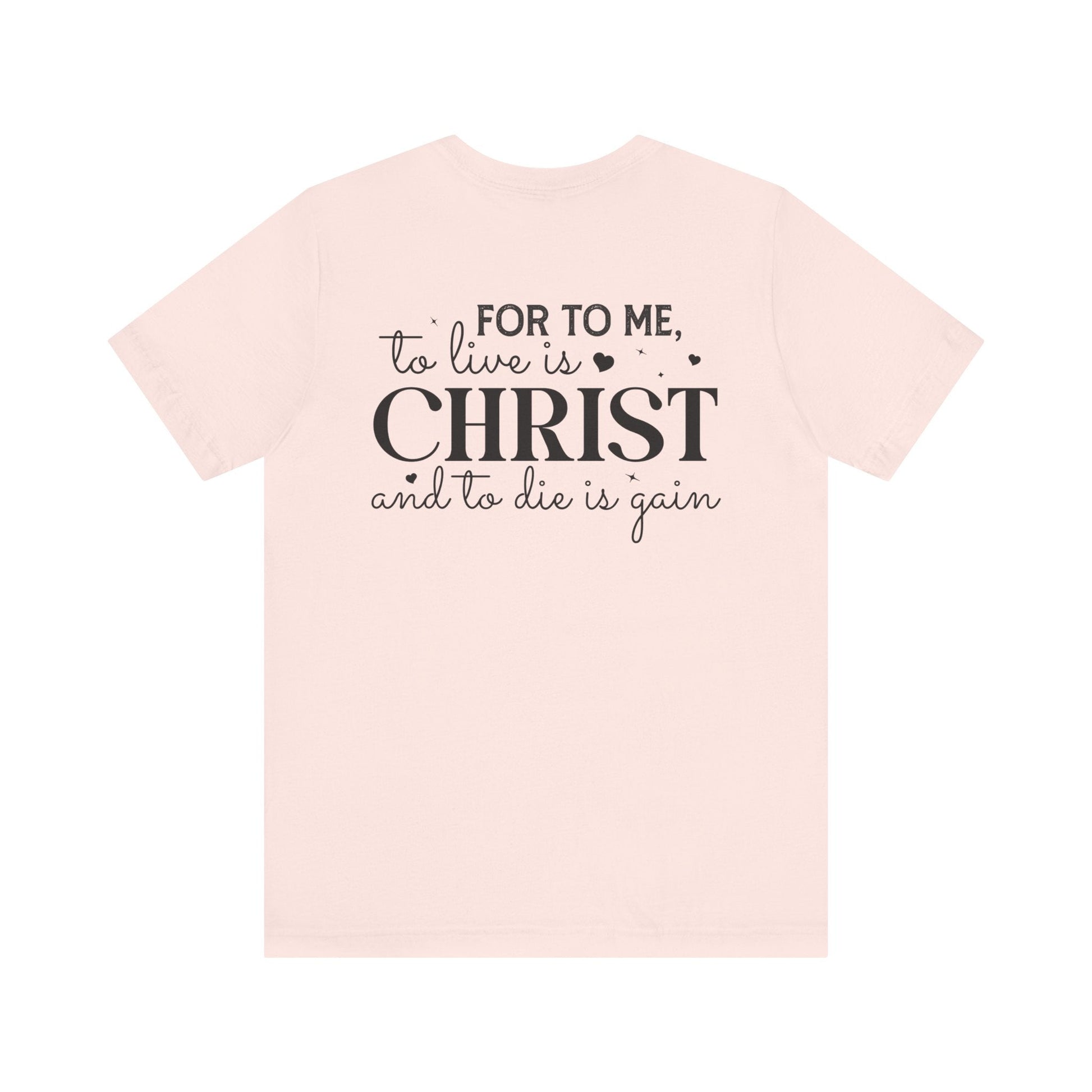 Devoted to His Calling - Philippians 1:21 - Unisex T-Shirt - T-Shirt - Nazareth Treasures