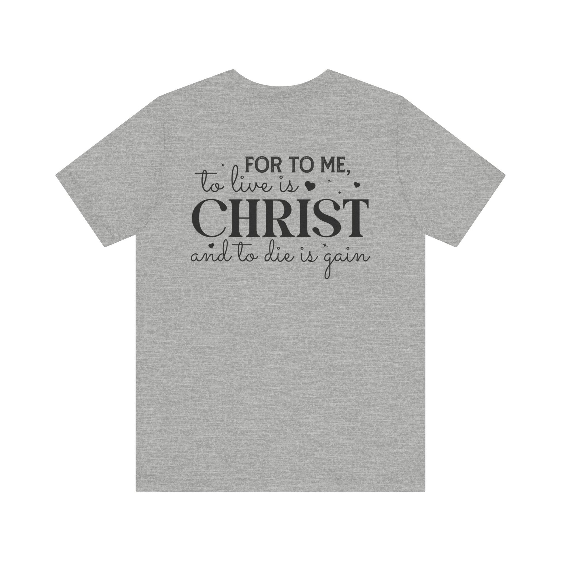Devoted to His Calling - Philippians 1:21 - Unisex T-Shirt - T-Shirt - Nazareth Treasures