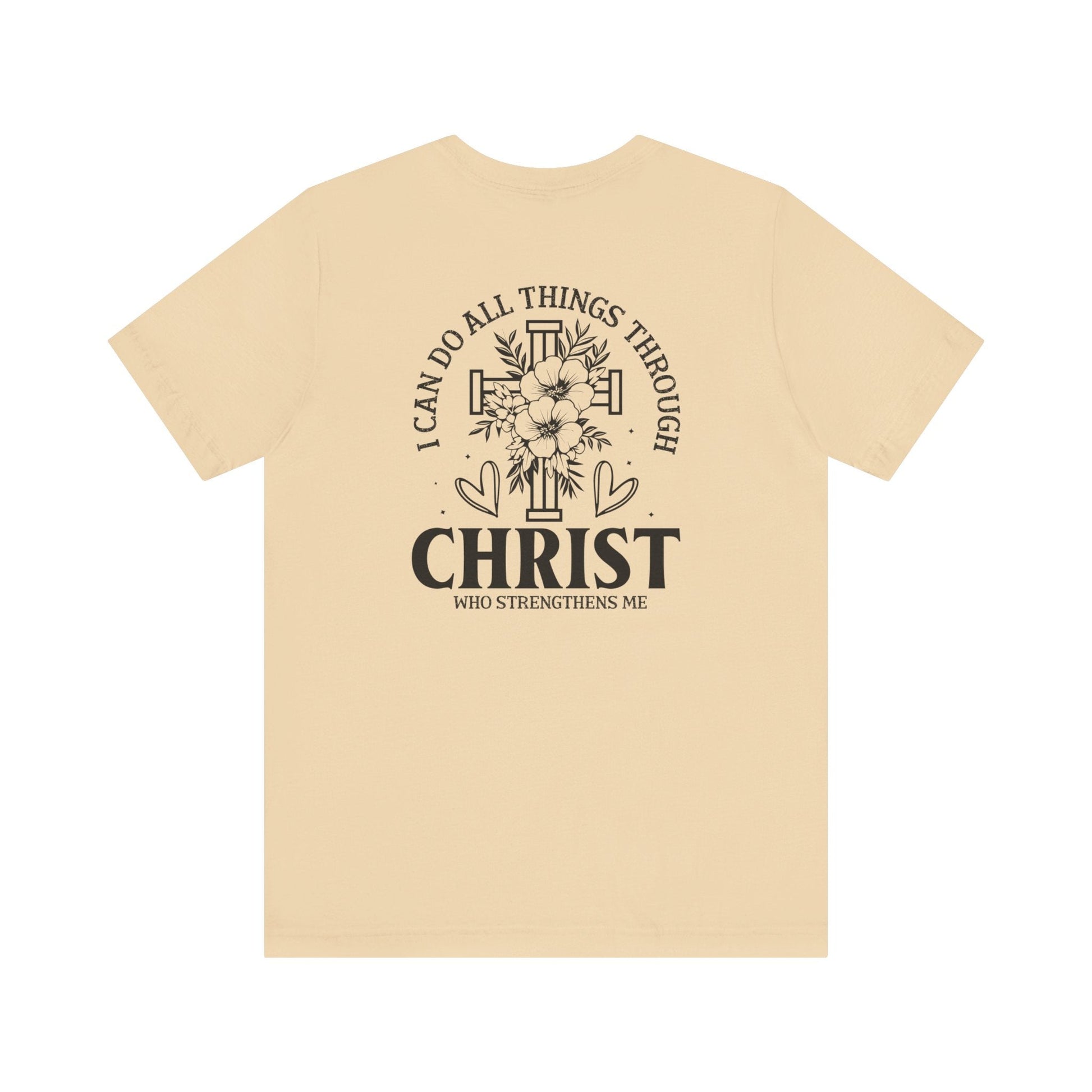 Empowered by Faith - Philippians 4:13 - Unisex T-Shirt - T-Shirt - Nazareth Treasures