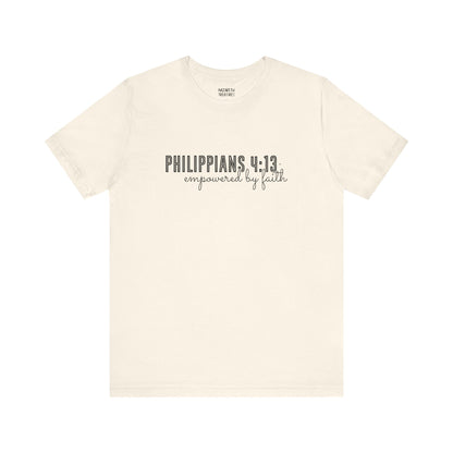 Empowered by Faith - Philippians 4:13 - Unisex T-Shirt - T-Shirt - Nazareth Treasures