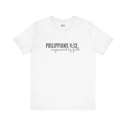 Empowered by Faith - Philippians 4:13 - Unisex T-Shirt - T-Shirt - Nazareth Treasures