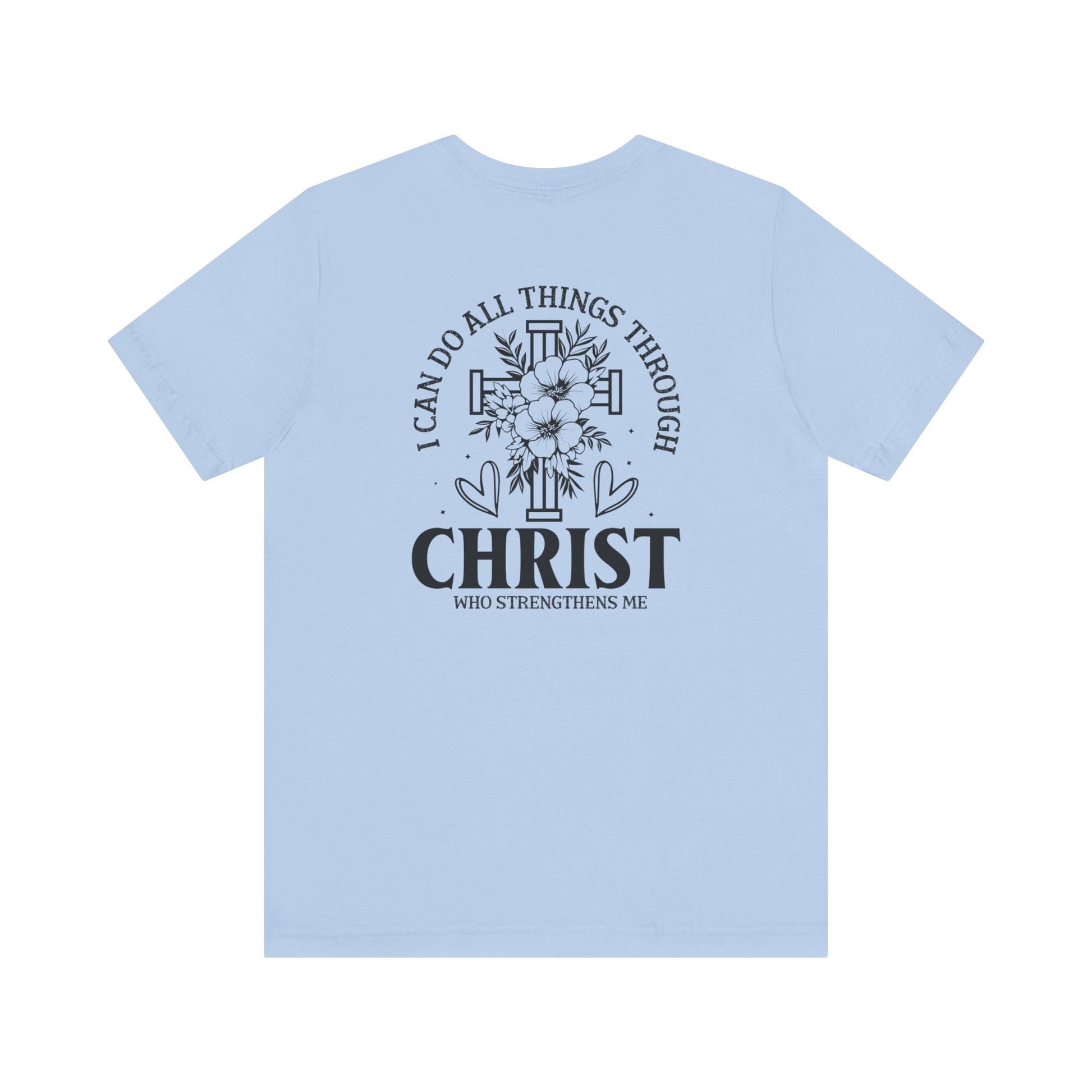 Empowered by Faith - Philippians 4:13 - Unisex T-Shirt - T-Shirt - Nazareth Treasures