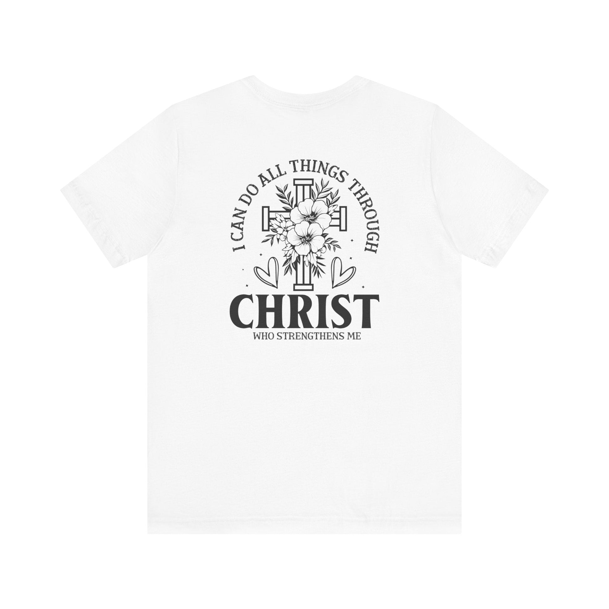 Empowered by Faith - Philippians 4:13 - Unisex T-Shirt - T-Shirt - Nazareth Treasures