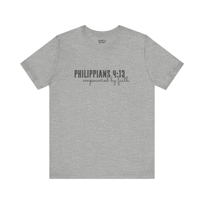Empowered by Faith - Philippians 4:13 - Unisex T-Shirt - T-Shirt - Nazareth Treasures