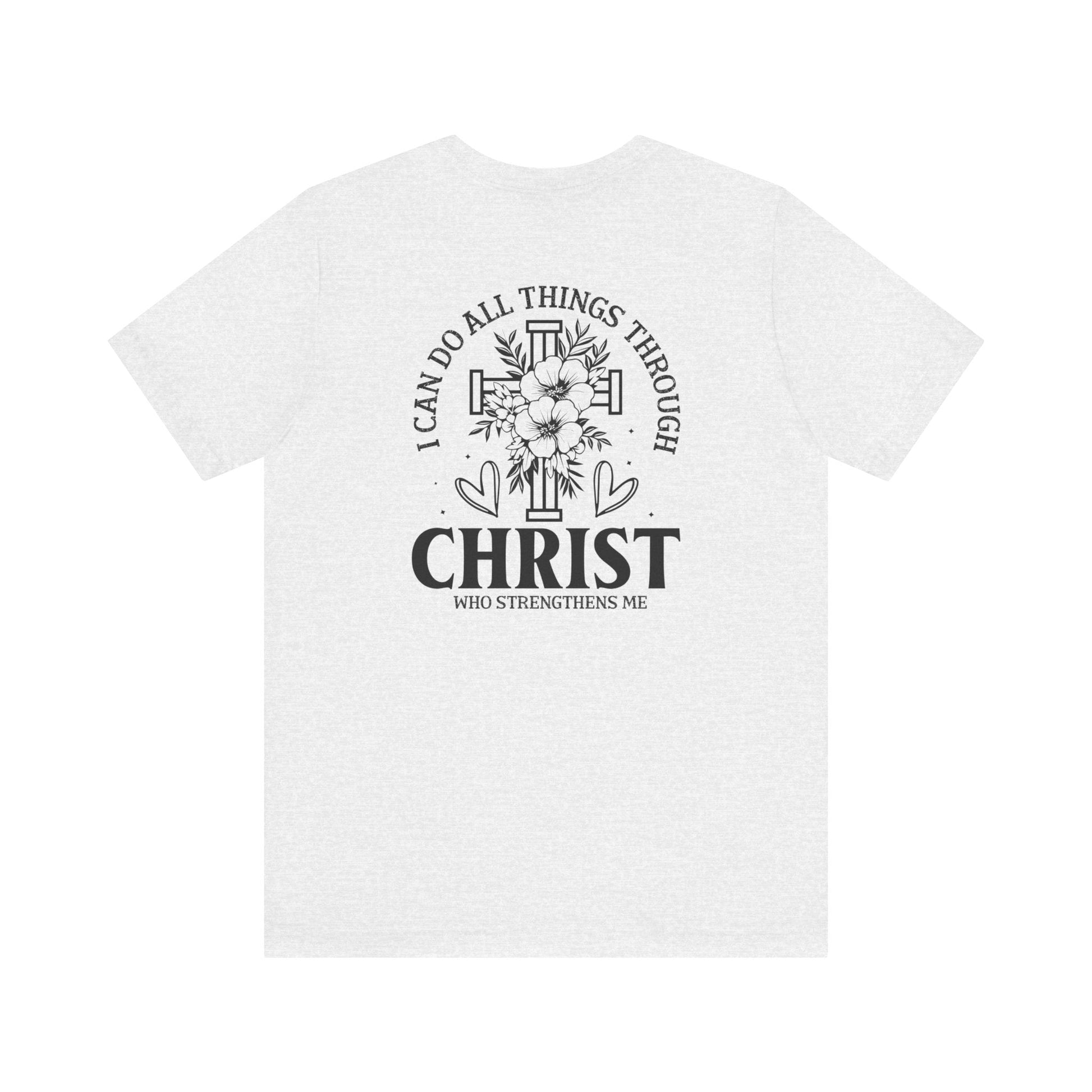 Empowered by Faith - Philippians 4:13 - Unisex T-Shirt - T-Shirt - Nazareth Treasures