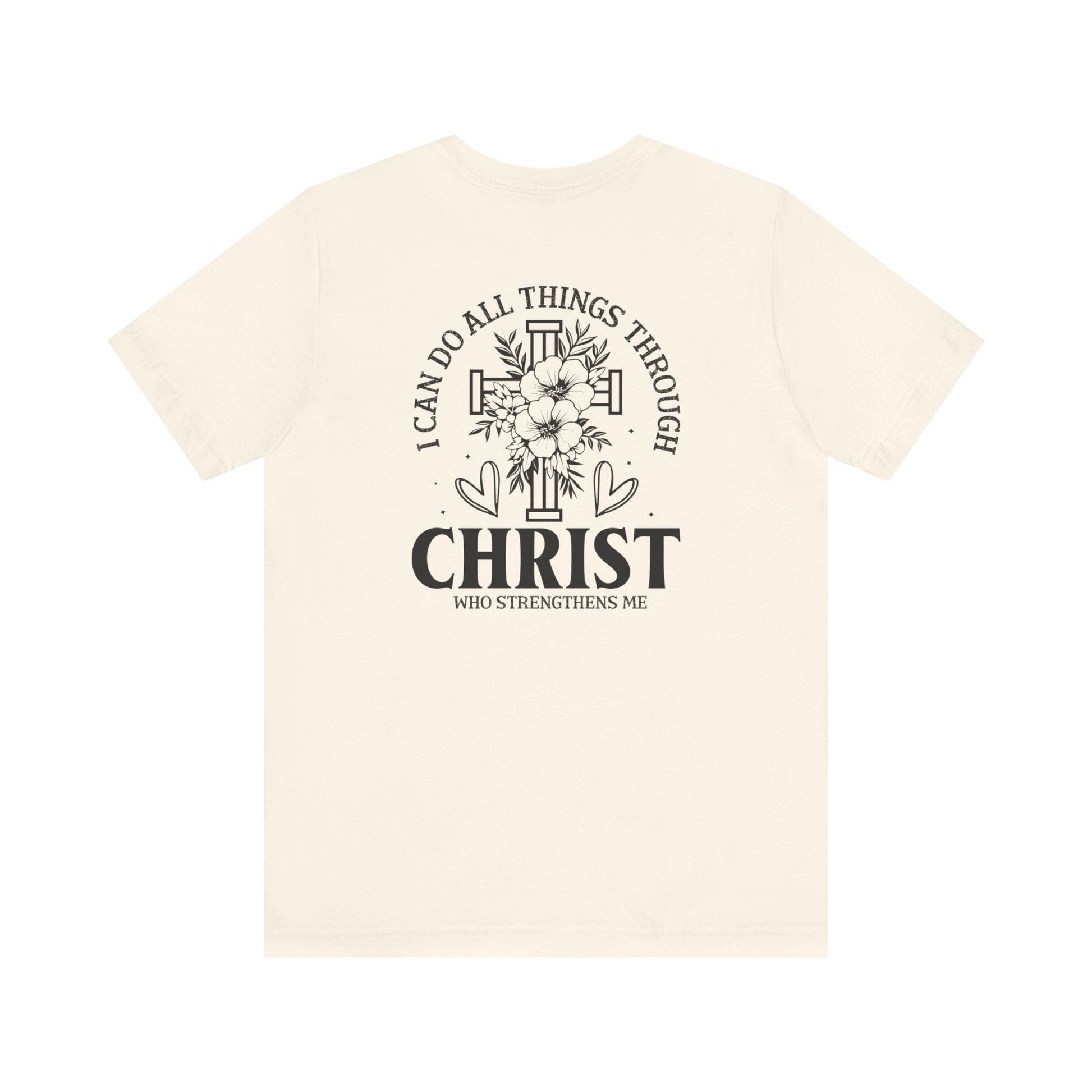 Empowered by Faith - Philippians 4:13 - Unisex T-Shirt - T-Shirt - Nazareth Treasures