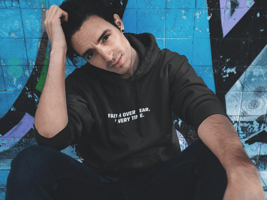Faith Over Fear, Every Time Hoodie - Hoodie - Nazareth Treasures