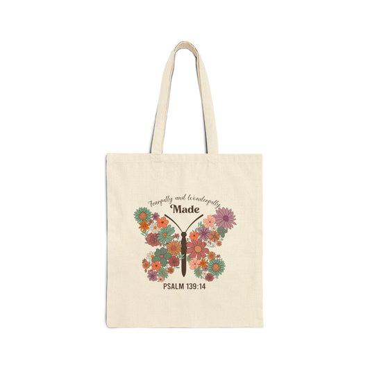 Feafully and Wonderfully Made Tote Bag - Bags - Nazareth Treasures