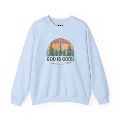 God is Good Sweatshirt - Unisex Crewneck - Sweatshirt - Nazareth Treasures