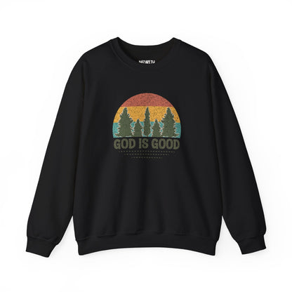 God is Good Sweatshirt - Unisex Crewneck - Sweatshirt - Nazareth Treasures