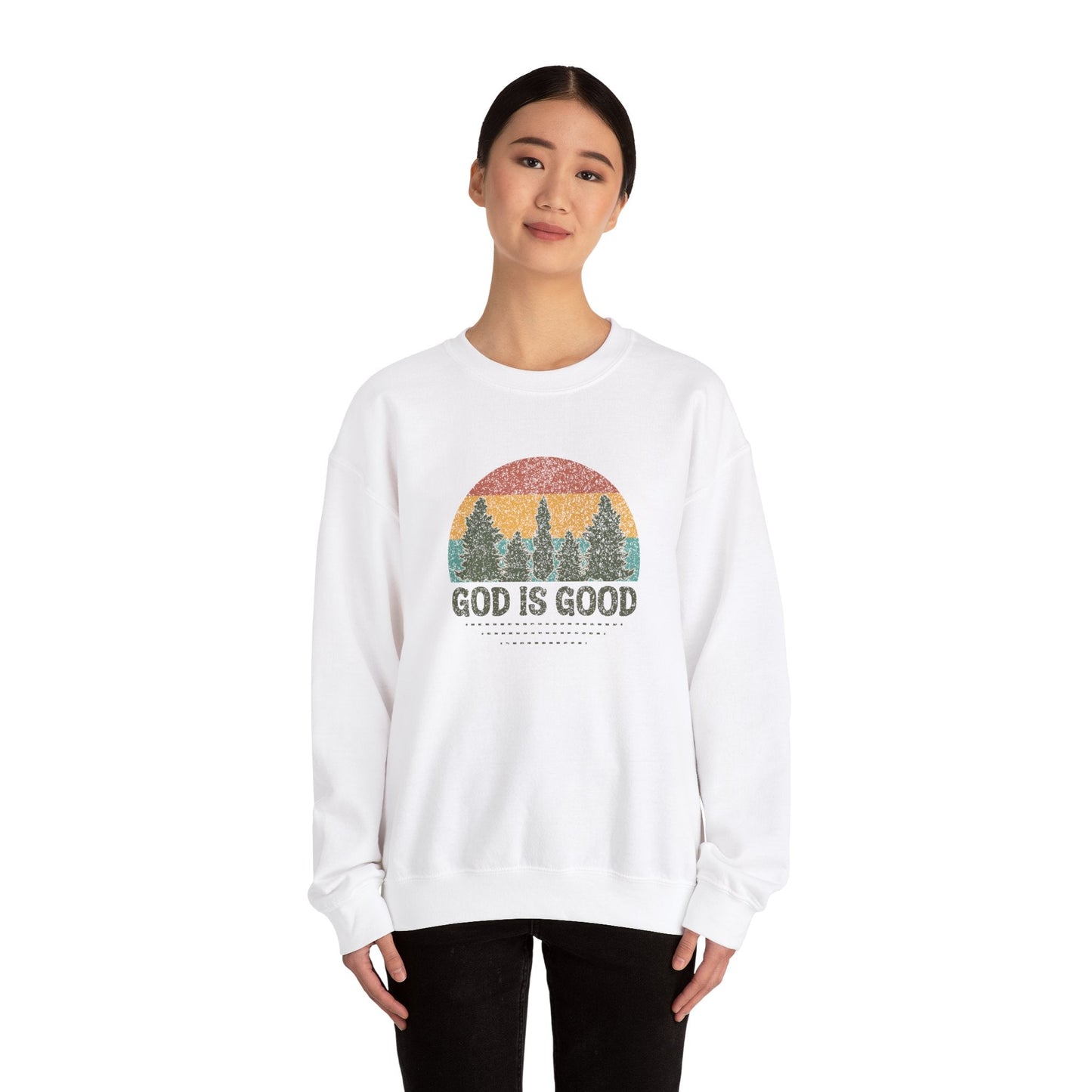 God is Good Sweatshirt - Unisex Crewneck - Sweatshirt - Nazareth Treasures