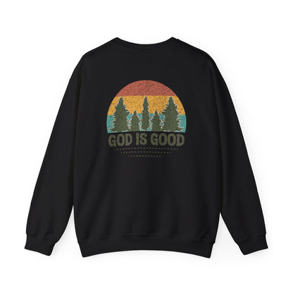 God is Good Sweatshirt - Unisex Crewneck - Sweatshirt - Nazareth Treasures