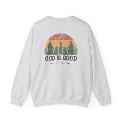 God is Good Sweatshirt - Unisex Crewneck - Sweatshirt - Nazareth Treasures