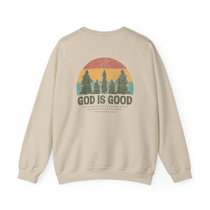 God is Good Sweatshirt - Unisex Crewneck - Sweatshirt - Nazareth Treasures